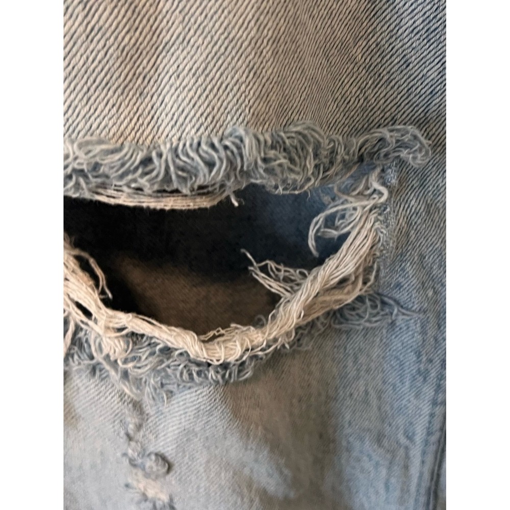 PacSun Light Wash Ripped Straight Jeans - Picture 4 of 16